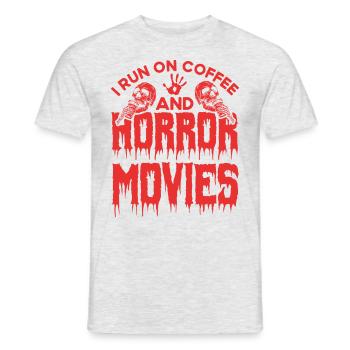 Horror Movie Horror Film Slasher Film Gift - Men's T-Shirt - heather grey - Front - AI Model Male 178 dark (178cm)