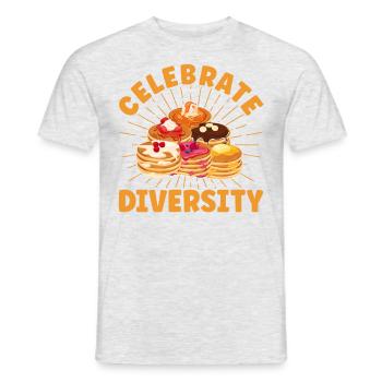 Breakfast Pancakes Pancakes Lover Fluffi - Men's T-Shirt - heather grey - Front - AI Model Male 178 dark (178cm)
