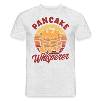 Breakfast Pancakes Pancakes Lover Pank - Men's T-Shirt - heather grey - Front - AI Model Male 178 dark (178cm)