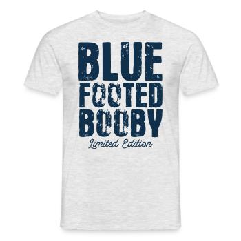 Seevogel Tölpel Blaufußtölpel Geschenk - Männer T-Shirt - Grau meliert - Vorne - AI Model Male 178 dark (178cm)