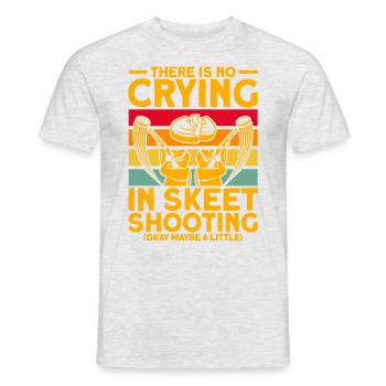 Shooting Sports Clay Pigeon Shooting Shooting Club Gift - Men's T-Shirt - heather grey - Front - AI Model Male 178 dark (178cm)