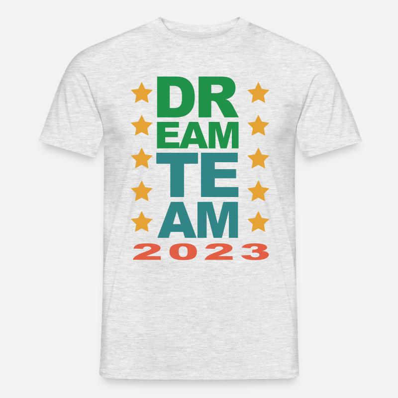 Dream Team 2023 - T-shirt uomo - grigio melange