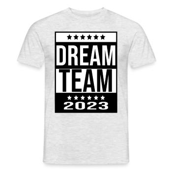 Dream Team 2023 - Men's T-Shirt - heather grey - Front - AI Model Male 178 dark (178cm)