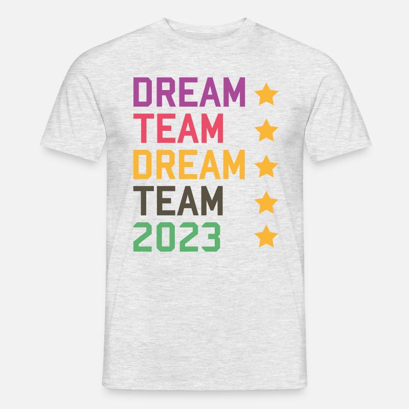 Dream Team 2023 - Männer T-Shirt - Grau meliert