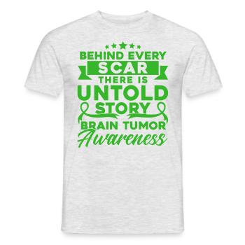 Celiac Disease Fighter Celiac Disease Survivor Celiac Disease - Men's T-Shirt - heather grey - Front - AI Model Male 178 dark (178cm)