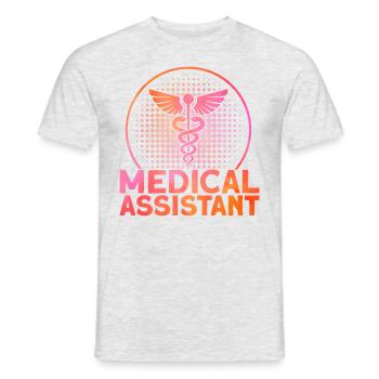 Medizinische Schule Medizinische Assistentin CMA G - Männer T-Shirt - Grau meliert - Vorne - AI Model Male 178 dark (178cm)