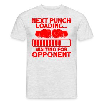 Next blow loads boxing gift - Men's T-Shirt - heather grey - Front - AI Model Male 178 dark (178cm)
