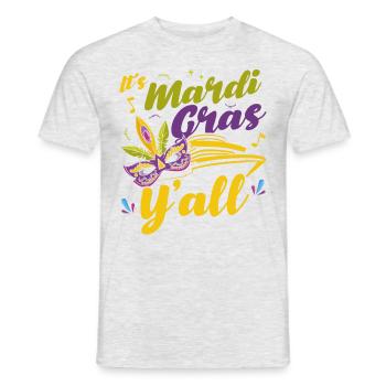 It's Carnival, People Mardi Gras Gift - Men's T-Shirt - heather grey - Front - AI Model Male 178 dark (178cm)