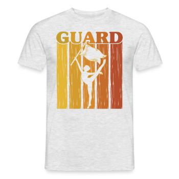 Guard Flag Guard Gift - Men's T-Shirt - heather grey - Front - AI Model Male 178 dark (178cm)