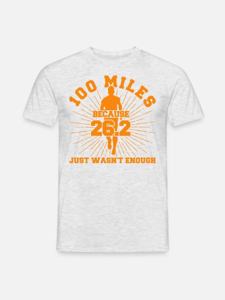 Ultralauf Ultramarathonläufer Marathonläufer Gesch - Men's T-Shirt - heather grey
