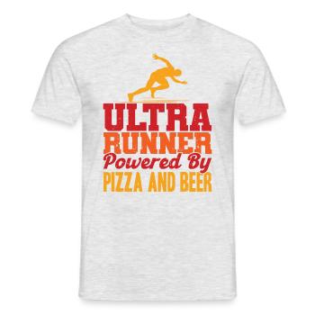 Trailrunning Ultralauf Ultramarathon Geschenk - Männer T-Shirt - Grau meliert - Vorne - AI Model Male 178 dark (178cm)