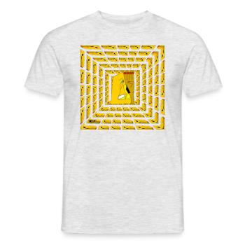 Neue Familie - Männer T-Shirt - Grau meliert - Vorne - AI Model Male 178 dark (178cm)