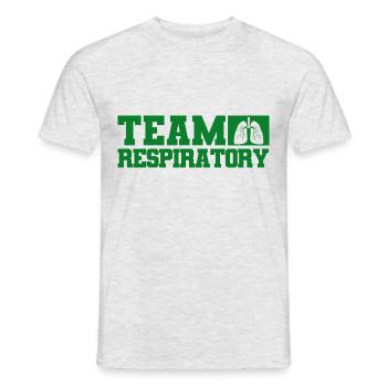 Respirotär Therapeut Pulmonologie Intensivpflege G - Männer T-Shirt - Grau meliert - Vorne - AI Model Male 178 dark (178cm)