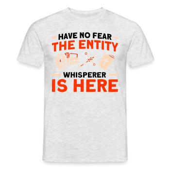 Haunted House Ghost Hunter Ghost Hunt Gift - Men's T-Shirt - heather grey - Front - AI Model Male 178 dark (178cm)