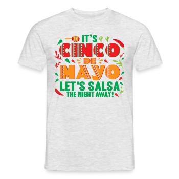 Cinco De Mayo 5 De Mayo Viva Mexico Geschenk - Männer T-Shirt - Grau meliert - Vorne - AI Model Male 178 dark (178cm)