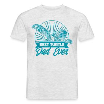 Sea Turtle Turtle Lovers Schildkrö - Men's T-Shirt - heather grey - Front - AI Model Male 178 dark (178cm)