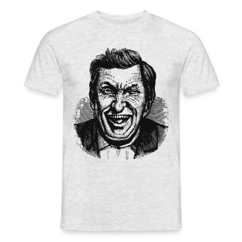 verrückter Mann_geschenkidee für verrückte Freunde - Männer T-Shirt - Grau meliert - Vorne - AI Model Male 178 dark (178cm)