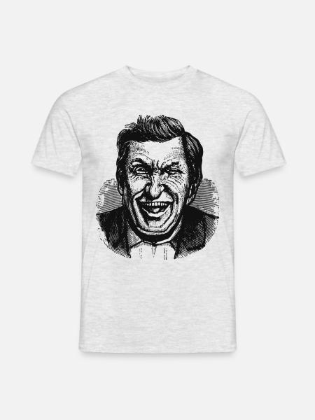 verrückter Mann_geschenkidee für verrückte Freunde - Männer T-Shirt - Grau meliert