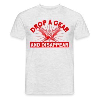 Drag Racing Drag Race Car Racing Gift - Men's T-Shirt - heather grey - Front - AI Model Male 178 dark (178cm)