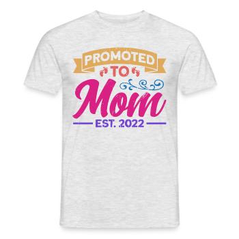 Matching Family Mother Mama Gift - Men's T-Shirt - heather grey - Front - AI Model Male 178 dark (178cm)