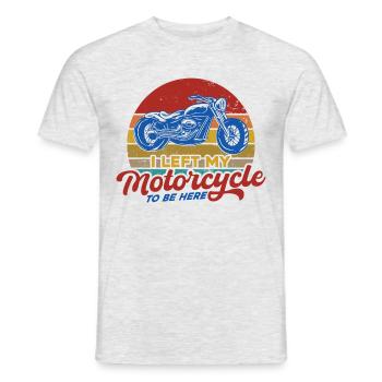 Chopper Motorcycle Biker Biker Gift - Men's T-Shirt - heather grey - Front - AI Model Male 178 dark (178cm)