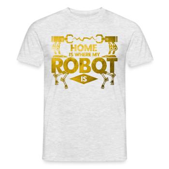 Robotics Engineer Teacher Technology Gift - Men's T-Shirt - heather grey - Front - AI Model Male 178 dark (178cm)