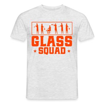Souffleurs de verre Souffleurs de verre Souffleurs de verre Cadeau - T-shirt homme - gris chiné - Devant - AI Model Male 178 dark (178cm)
