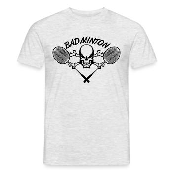 Federball - Männer T-Shirt - Grau meliert - Vorne - AI Model Male 178 dark (178cm)
