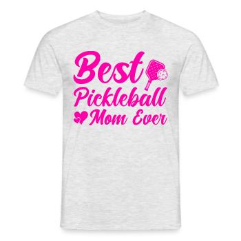 Pickleball Pickleball spielen Paddleball Geschenk - Männer T-Shirt - Grau meliert - Vorne - AI Model Male 178 dark (178cm)