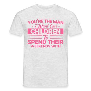 Scheidung Ex Partner Auflösung der Ehe Geschenk - Männer T-Shirt - Grau meliert - Vorne - AI Model Male 178 dark (178cm)