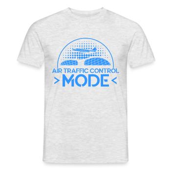 Contrôle de la circulation aérienne Contrôleur de la circulation aérienne Cadeau de l’aéroport - T-shirt homme - gris chiné - Devant - AI Model Male 178 dark (178cm)
