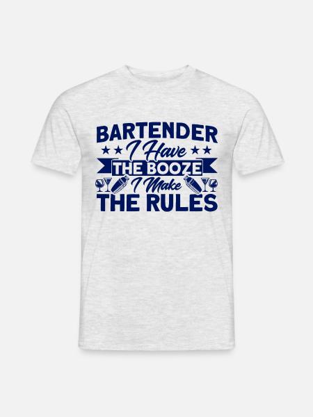 Waiter Service Bartender Gift - Men's T-Shirt - heather grey