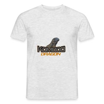 Komodo Monitor Dragon - Men's T-Shirt - heather grey - Front - AI Model Male 178 dark (178cm)