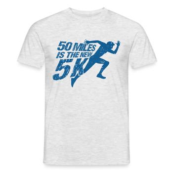 Ultrarunning Ultramarathon Runner Ultramarathon Gesche - Men's T-Shirt - heather grey - Front - AI Model Male 178 dark (178cm)