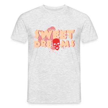 Creepy Movies Horror Movie Scary Movie Gift - Men's T-Shirt - heather grey - Front - AI Model Male 178 dark (178cm)