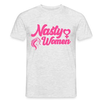 Women's rights Empowerment Feminist - Men's T-Shirt - heather grey - Front - AI Model Male 178 dark (178cm)
