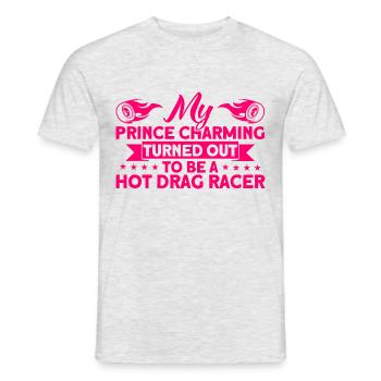 Rennwagen Drag Race Drag Racer Geschenk - Männer T-Shirt - Grau meliert - Vorne - AI Model Male 178 dark (178cm)