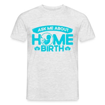 Midwife Obstetrician LD Work Gift - Men's T-Shirt - heather grey - Front - AI Model Male 178 dark (178cm)