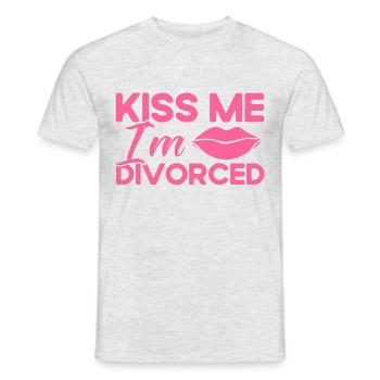 Divorce Divorcé Don divorcé - T-shirt homme - gris chiné - Devant - AI Model Male 178 dark (178cm)