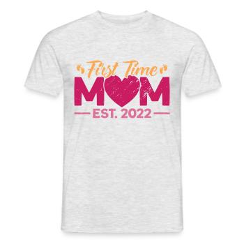 Mother's Day Mother Grandmother Gift - Men's T-Shirt - heather grey - Front - AI Model Male 178 dark (178cm)