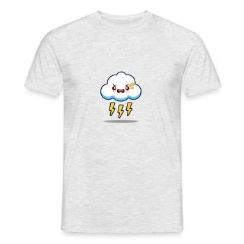 Rays another cloud! - Men's T-Shirt - heather grey - Front - AI Model Male 178 dark (178cm)