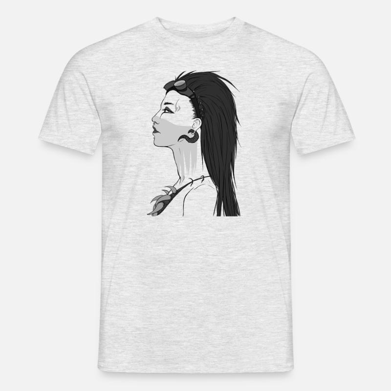 Apocalyptica Grafikbild Geschenkidee Schwarz-grau - Männer T-Shirt - Grau meliert