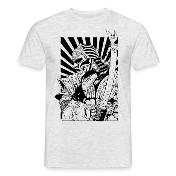 Ronin warriors - Men's T-Shirt - heather grey - Front - AI Model Male 178 dark (178cm)