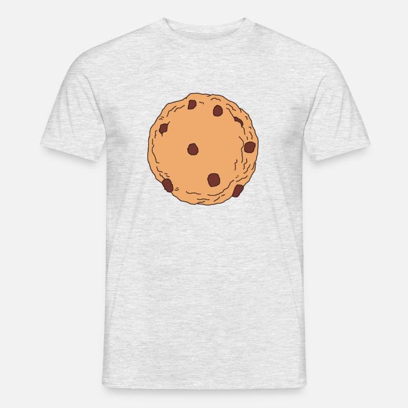 Biscuits de biscuit - T-shirt homme - gris chiné