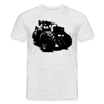 Dieselross 930 - Männer T-Shirt - Grau meliert - Vorne - AI Model Male 178 dark (178cm)