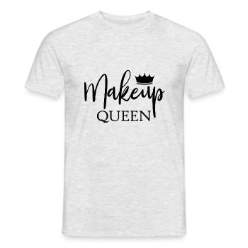 Make Up Queen Fashion Lifestyle Gift - T-shirt homme - gris chiné - Devant - AI Model Male 178 dark (178cm)