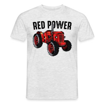 Idée cadeau tracteur tracteur tracteur tracteur - T-shirt homme - gris chiné - Devant - AI Model Male 178 dark (178cm)