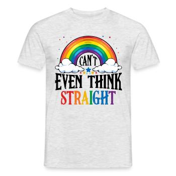 LGBT - Men's T-Shirt - heather grey - Front - AI Model Male 178 dark (178cm)