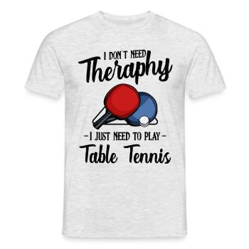 Ping-pong - T-shirt homme - gris chiné - Devant - AI Model Male 178 dark (178cm)