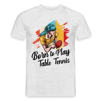 Ping-pong - T-shirt homme - gris chiné - Devant - AI Model Male 178 dark (178cm)